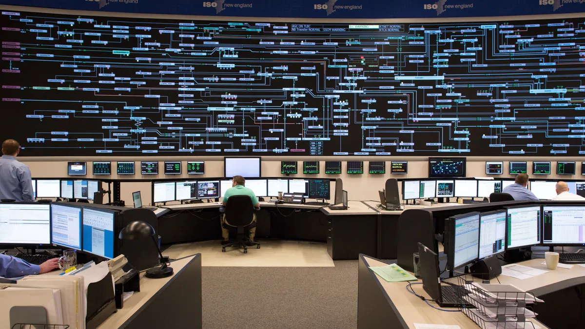 ISO New England control room